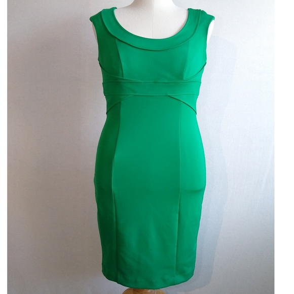 Maggy London Scoop Neck Sheath Dress - Picture 1 of 13